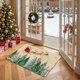 thumbnail image 2 of Yhmxh Alfombrillas de baño para baño Alfombra de baño Tapete navideño absorbente para cocina y baño Decoración del baño, 2 of 5