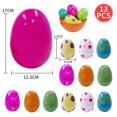 thumbnail image 3 of 12 Uds. De huevos de dinosaurio, decoración de juguetes, regalos de Pascua, cajas misteriosas de plástico, regalo de fiesta, 3 of 8