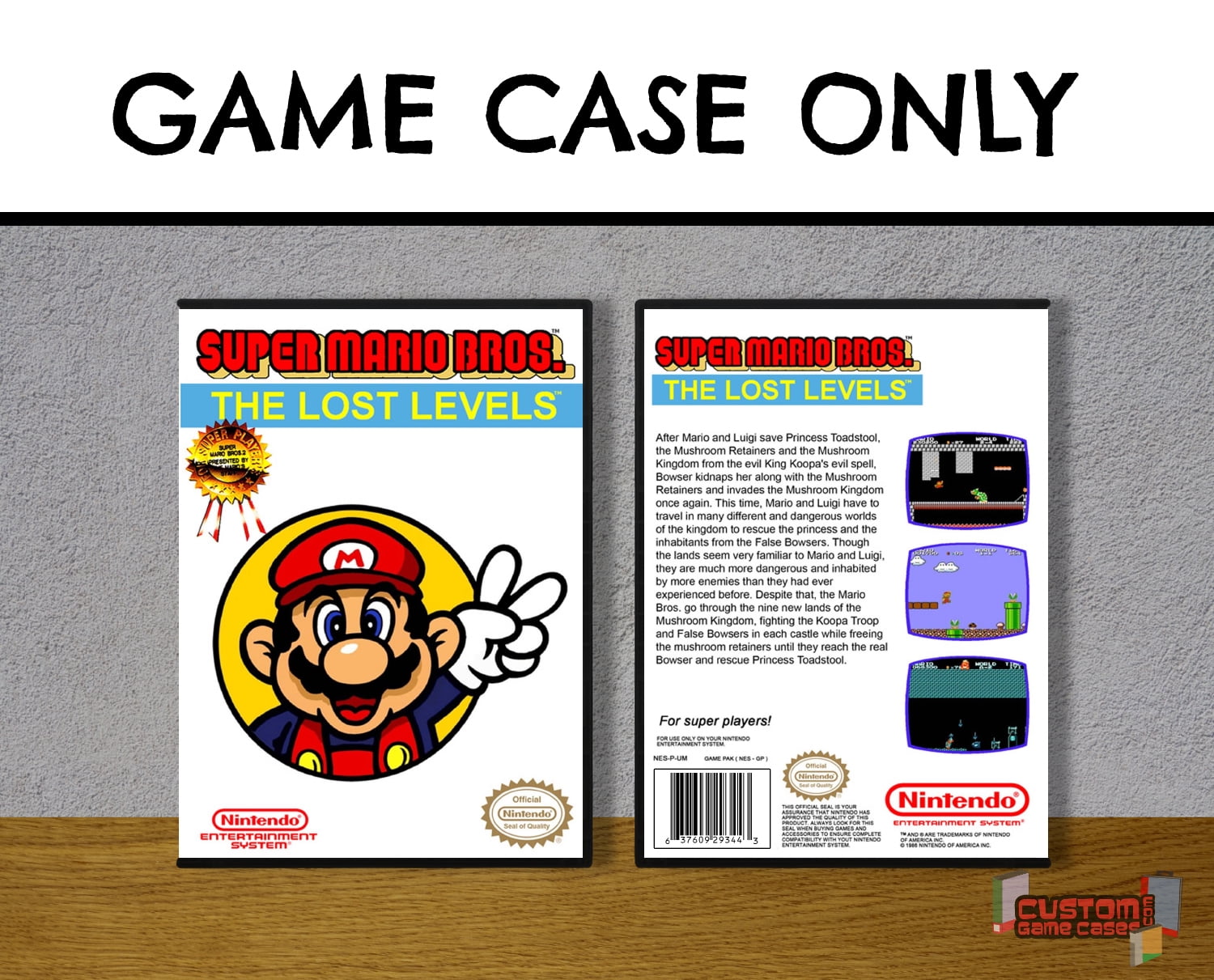 Super Mario™ Bros. 2 (JP) Alt Cover - (NESDG) Nintendo Entertainment System  - Game Case Only - No Game 
