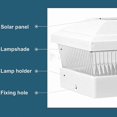 thumbnail image 5 of Solar post lamp White, 5 of 5