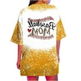 thumbnail image 5 of DeHolifer T Shirt for Women Short Sleeve Crewneck Baseball Mom Loose Casual Printed T Shirt Summer Fashion Sport Tee Tops Yellow S, 5 of 5