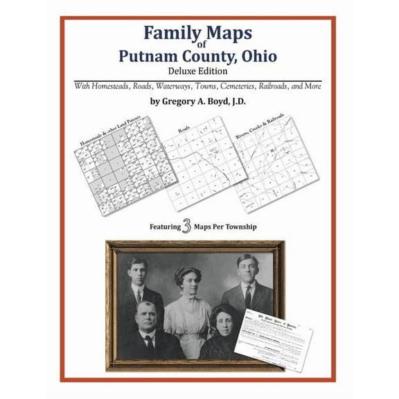 Family Maps of Putnam County, Ohio (Paperback)