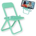 thumbnail image 1 of HAHDAXIA Support de Téléphone Cellulaire Super Mignon Amusant Couleur Bonbon Chaise Pliante Mini Déco Support de Tablette avec 3 Angles de Réglage Support de Carte pour Téléphone Intelligent iPhone&Samsung (Vert), 1 of 7