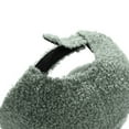 thumbnail image 3 of Gorra de béisbol de invierno para mujer, gorra de béisbol cálida de color sólido de lana de cordero para viajes al aire libre, 3 of 5