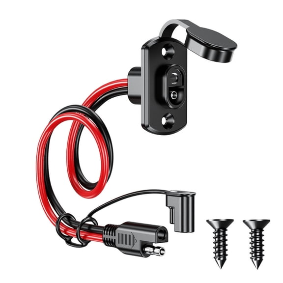 30CM 12AWG SAE Extension Cable Waterproof Adapters Male to Female Socket Cable Quickly Connectors Harness Easy to Use