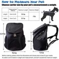 thumbnail image 3 of Dog Carrier Backpack Small Pets/Cats/Puppies breathing, with network ventilation, features, 3 of 5