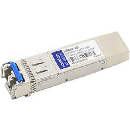 UPC: 0613651668033 | AddOn HP JC860A Compatible TAA Compliant 10GBase-LR SFP+ Transceiver (SMF  1310nm  10km  LC  DOM)