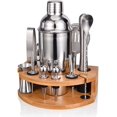 thumbnail image 1 of 12 Piece Cocktail Set, Professional Bartender Kit With Stylish Bamboo Stand, 1 of 5