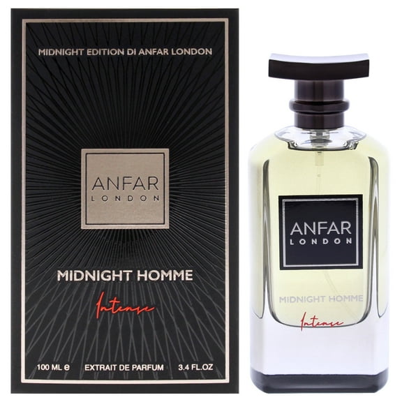 Anfar Midnight Edition - Midnight Homme Intense, Cologne for Men, 3.4 oz