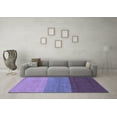 thumbnail image 3 of Ahgly Company Indoor Rectangle Abstract Blue Contemporary Area Rugs, 2' x 3', 3 of 4