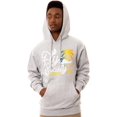 thumbnail image 2 of Fly Society Mens The Fly High Paradise Hoodie Sweatshirt, Grey, Large, 2 of 5