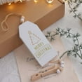 thumbnail image 5 of chaungfeng 1PC Christmas Tags for Presents, Wooden Gift Tags for Presents Christmas, Xmas Gift Labels for Present Wrapping, with Christmass Tree D-esign for Present Decoration, 5 of 6