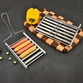 Hot Dog Roller 5 Roller Sausage Grill Stainless Steel Sausage Roller