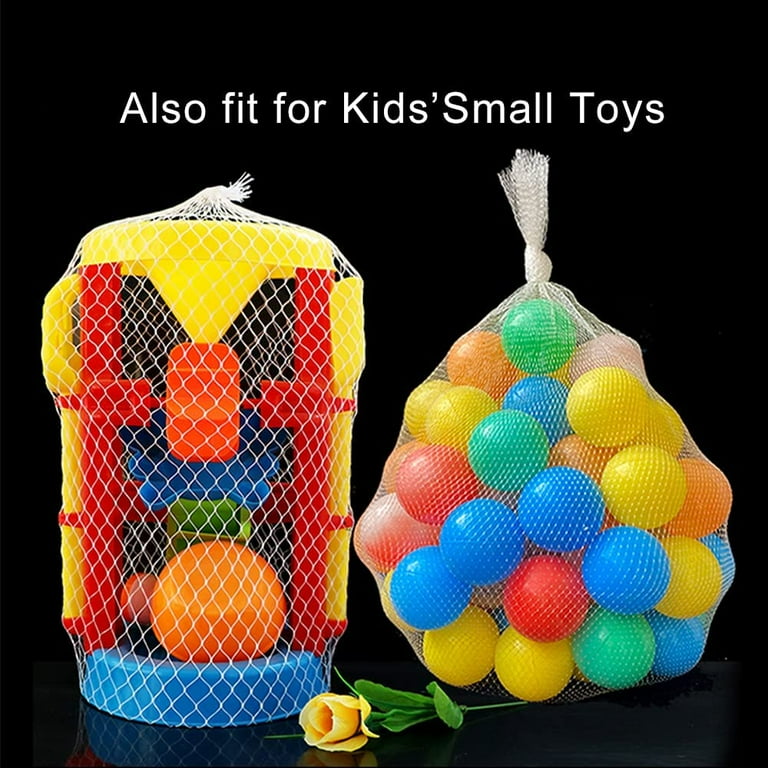 100 Pcs Plastic Mesh Produce Bags, 24 Inch Seafood Boil, 58 OFF