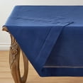 thumbnail image 2 of Fennco Styles Rochester Collection Classic Hemstitched Border 70 x 120 Inch Solid Color Tablecloth, 2 of 3