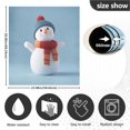thumbnail image 3 of IAUYY Magnetic decorative sticker - 23x26 Inch PVC Refrigerator Decorative Cover, Removable DIY Art for Kitchen Appliances Happy Snowman, 3 of 6