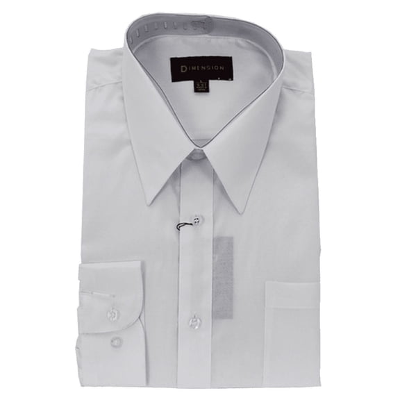 Dress Shirts - Long Sleeve - White - 4XL