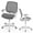 Grey, variant on Costway Kids Desk Chair Swivel Mesh Children Computer Chair with Adjustable Height Purple