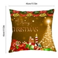 thumbnail image 3 of Suncoda Christmas Pillow Covers, Soft Plush Christmas Decorative Throw Pillowcases, Throw Pillows for Couch Xmas Tree Holiday Wedding Party, Christmas Gifts, 3 of 3
