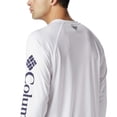 thumbnail image 4 of Columbia Terminal Tackle - Camiseta de manga larga para hombre, color blanco/logotipo Nightshade, extragrande Columbia 138826, 4 of 9