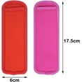 thumbnail image 2 of SILOON 12 Pieces Reusable Popsicle Bags Ice Pop Insulator Sleeves Freezer Pop Holders Bags Antifreezing Sleeves,12 Colors, 2 of 7