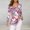 Hot Pink, variant on TIMIFIS Womens Fall Fashion Women's Fall Long Sleeve Tunic Tops for Leggings V-Neck Casual Blouse T-Shirt Business Casual Outfits For Women