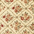 thumbnail image 4 of SAFAVIEH Lyndhurst Mason Floral Border Area Rug, Ivory, 5'3" x 5'3" Round, 4 of 7
