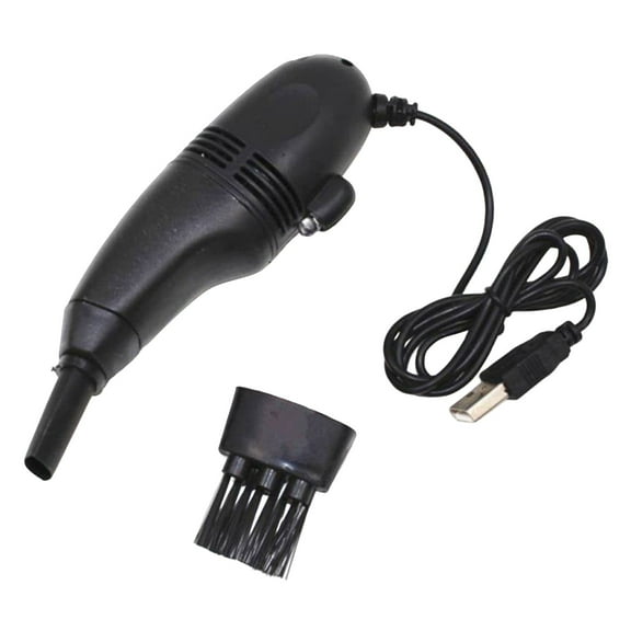 Usb Computer Cleaning Vacuum Cleaner Black, Usb Computer Cleaning Vacuum Cleaner Hand Held Mini Keyboard Cleaning Brush Laptop Usb Vacuum Cleaner