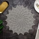 thumbnail image 3 of Decorative Leaf PVC Placemats Flower Placemats Hollow Dining Table Place Mats Heat Resistant Non-slip Dining Placemats Table Mats for Home Kitchen Wed, 3 of 5