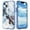 B, variant on Feishell for iPhone 11 Case,Cute Marble Pattern 3 in 1 Shockproof Slim Hybrid Protective Cover for Women Girls Hard PC Soft TPU Bumper Three Layer Drop Protection Anti-scratch Phone Case,A
