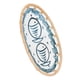 thumbnail image 2 of Plato de Cerámica de Ratán tejido Ormromra ovalado, 2 of 8