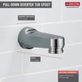thumbnail image 2 of Delta Pull-Down Diverter Tub Spout in Polished Brass RP17453PB, 2 of 2