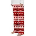 thumbnail image 2 of Pantalones largos de franela a cuadros, térmicos, casuales, de moda, para niños y niñas., 2 of 5