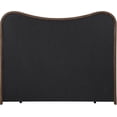 thumbnail image 4 of Meridian Furniture Arvada Cream Vegan Leather Upholstered King Bed, 4 of 8