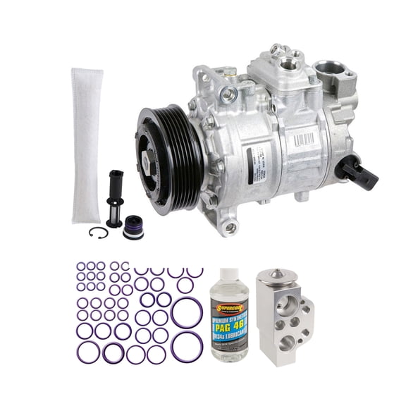 For Audi Q3 Quattro 2016 OEM AC Compressor w/ A/C Repair Kit - BuyAutoParts