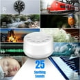 thumbnail image 2 of UniMall Sound Machine White Noise Machine with 25 Soothing Sounds and Night Lights with Memory Function 32 Levels of Volume and 5 Sleep Timer Powered by AC or USB for Sleeping Relaxation (White), 2 of 7