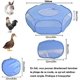 thumbnail image 3 of Parque Infantil para Animales pequeños con Funda Jaula Plegable y portátil Impermeable Transpirable para Conejos, Ardillas, Gatitos, Cachorros, Chinchillas y Erizos Azul, 3 of 5