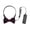 Purple, variant on Aojekbee Men Light-up Bow Tie, LED Bow Tie Christmas Halloween Necktie Costume Accessories Gift