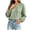 Green, variant on Fall Tops for Women Crew Neck Long Sleeve Vintage Polka Dot Print Puff Sleeve Shirt Fashion Back Tie Daily Business Casual Top