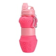 thumbnail image 1 of MOQIN Collapsible Water Bottles - Water Cup 16oz BPA Free Silicone Foldable Water Bottles Kids - Hiking Travel Water Bottle Collapsible Cup Sports Kids Water Bottle With Carabiner, 1 of 6