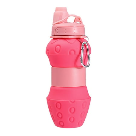 

MOMKER Promotion!Glass&Bottle Silicone Food Grade Water Cup Travel Sports Kettle Outdoor Silicone Folding Cup Large Capacity Children s Telescopic Cup