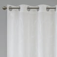 thumbnail image 4 of Home Essence Vina Leaf Embroidered Window Curtain Sheer, 4 of 6