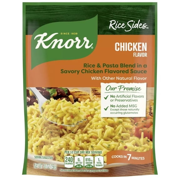 Knorr Rice Sides, Chicken, 5.6oz (Pack of 12)