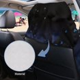 thumbnail image 5 of Garronmavis Blue Butterfly Car Seat Towel Cover Stain Resistant Sweat 1 PC Breathable Easy Installation with Storage Bag Universal Fit for Cars SUV Trucks Sedan Van Auto Interior Accessory, 5 of 9