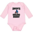 thumbnail image 3 of Inktastic Daddy Sailing Buddy Sailboat Boys or Girls Long Sleeve Baby Bodysuit, 3 of 5