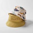 thumbnail image 1 of Sombrero de pescador con sombrilla para niños de doble cara para primavera y verano, sombrero de sol transpirable con protección solar para bebés, 1 of 5