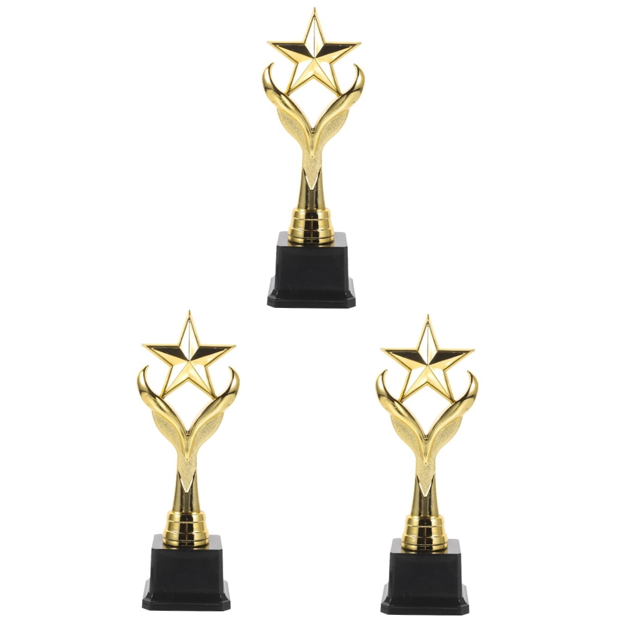 MLINS 3 Trophies Student Trophy Mild Material Game Child