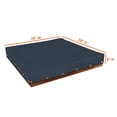 thumbnail image 3 of COVERS&ALL Sandbox Cover 12 Oz Waterproof - Sandpit Cover 100% Weather Resistant with Metal Grommets (Blue, 78" W x 78" D x 8" H), 3 of 7