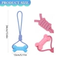 thumbnail image 3 of Dog Toys Dual-Action Teeth Cleaning Mouth Prop, Chew Toy for Easier Brushing Oral Care, Daily Home Use for Small Medium Large Dog (Blue), 3 of 9