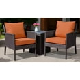 thumbnail image 2 of QQbed 25"x25" Memory Foam Back Pillow and Seat Cushion Set for Outdoor Patio Seats, 2 of 7